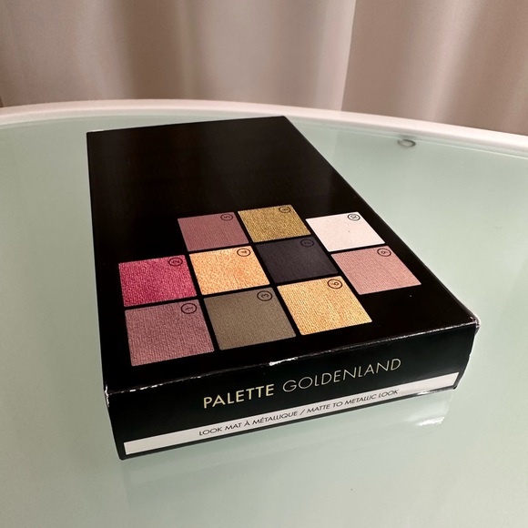 Guerlain Palette Goldenland Harmony of 10 Eyeshadows. Matte to Metallic Look - Picture 3 of 7